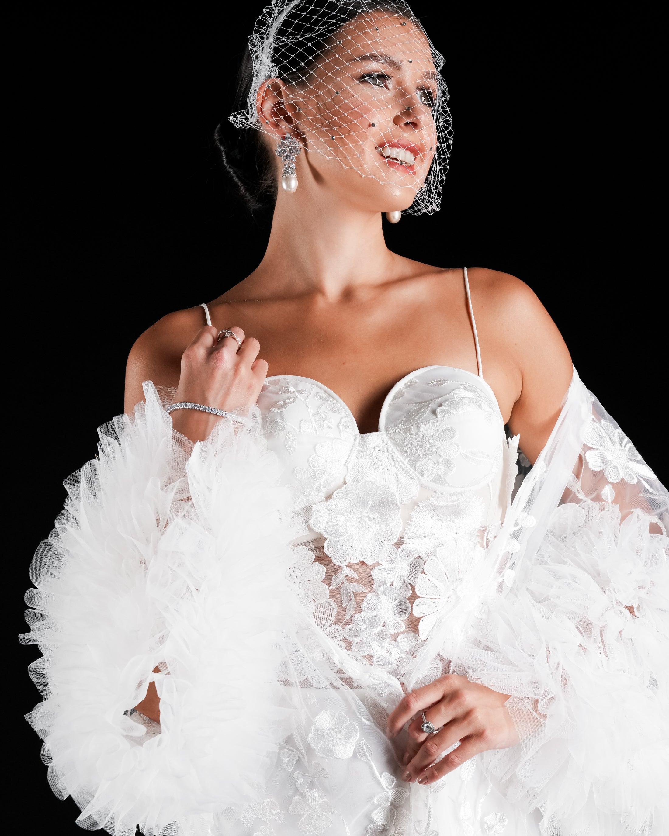 Gardenia bridal Robe