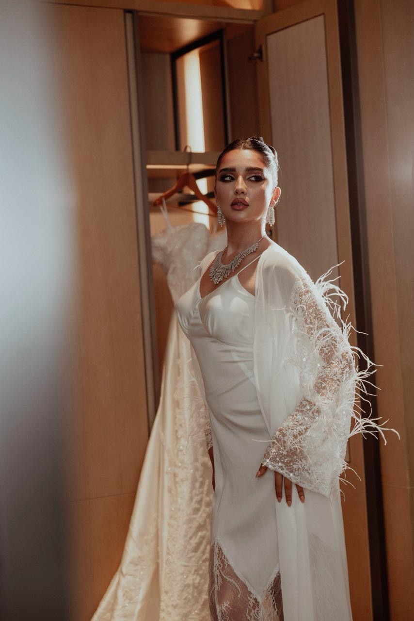 French bridal Robe