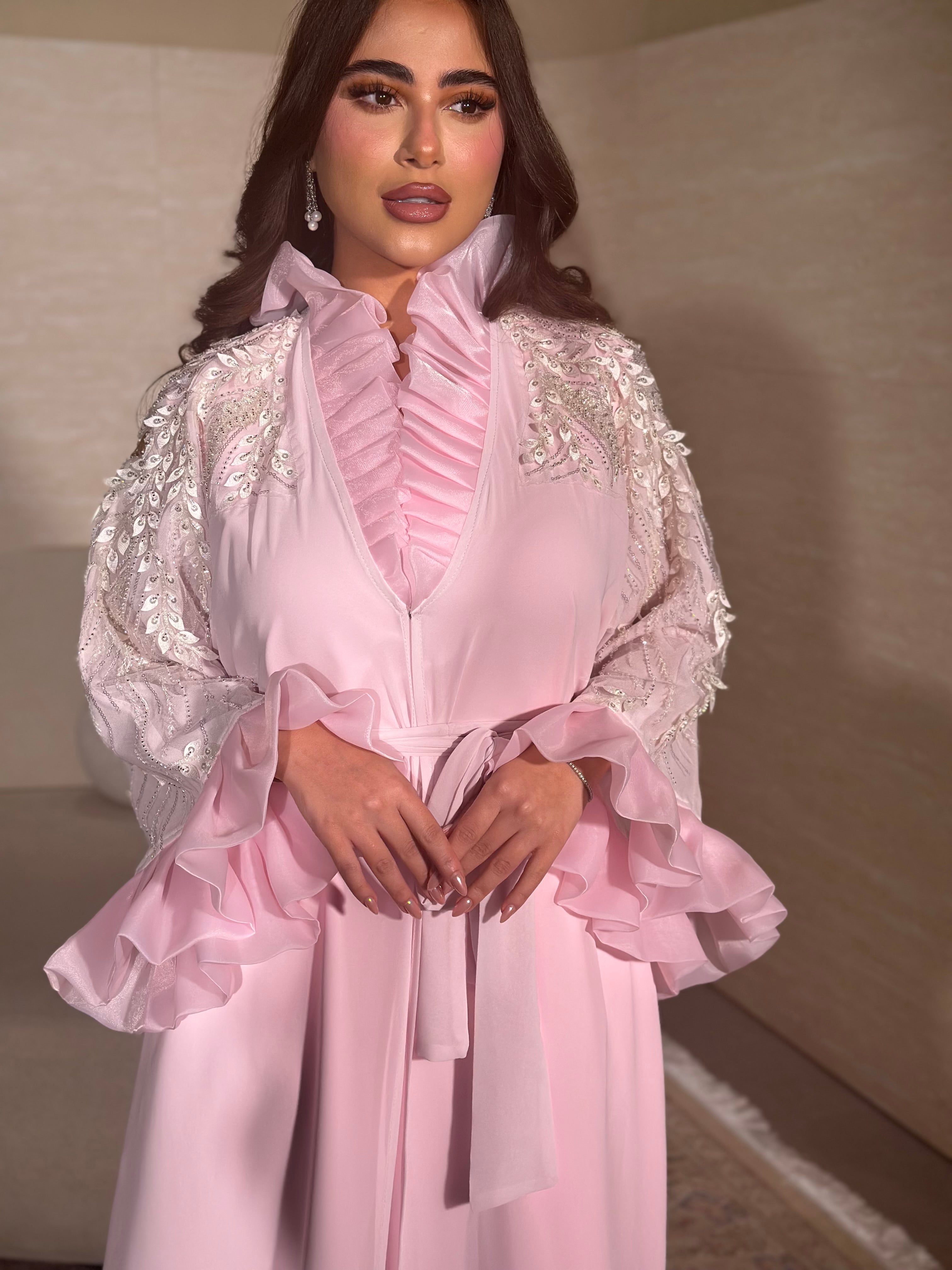 Pink -fakamah Robe