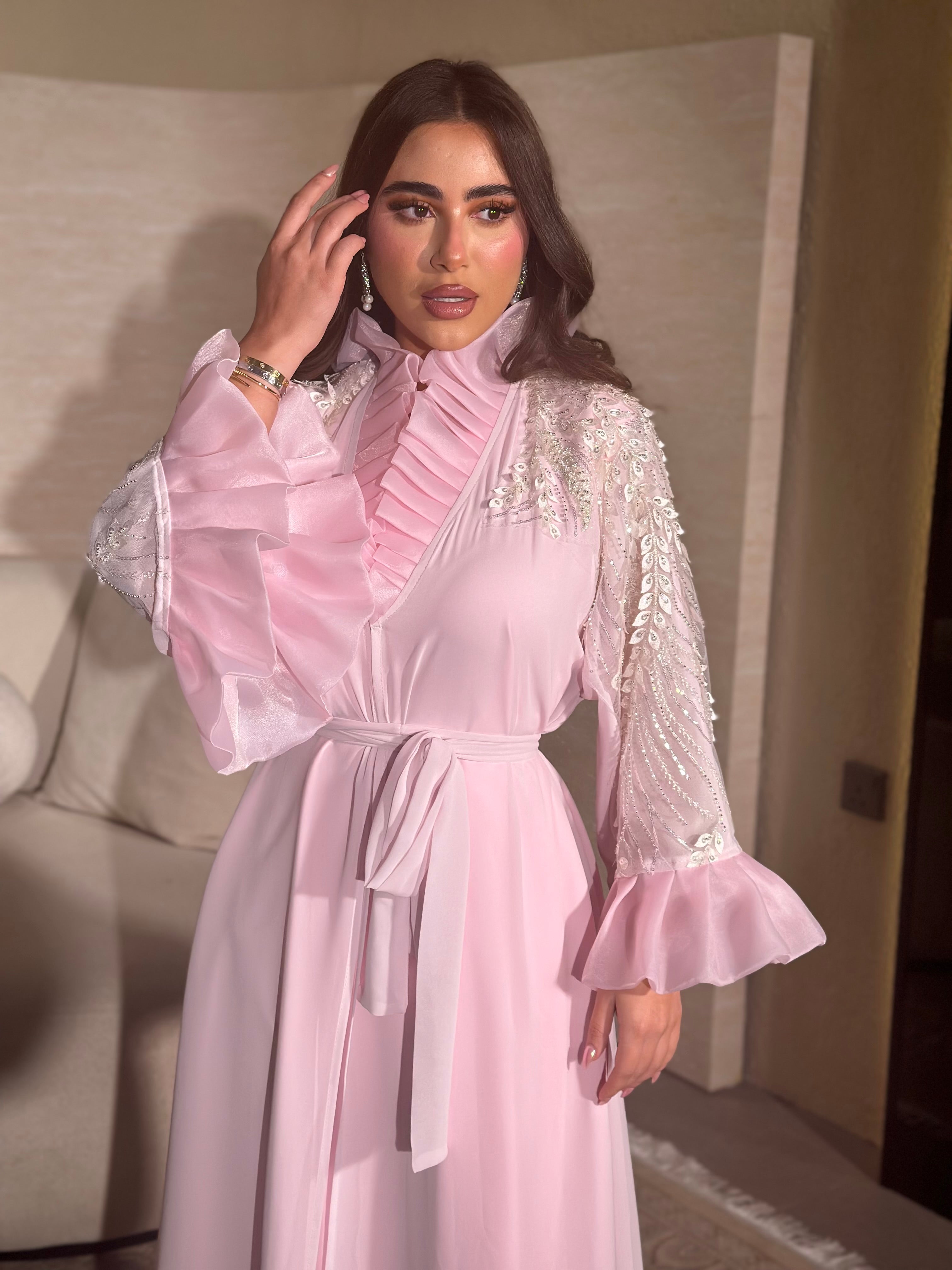 Pink -fakamah Robe